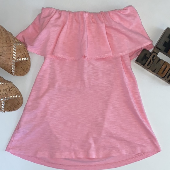 🌴LILLY PULITZER ‘Wiley” Ruffle Top Tube Top in Pale Pink - Picture 6 of 10